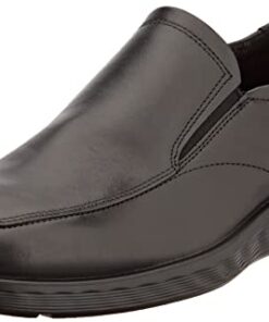 ECCO Men’s S Lite Hybrid Apron Toe Slip On Loafer, Black, 7-7. 5