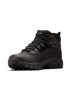 Columbia mens Newton Ridge Plus Ii Waterproof Boot Hiking Shoe, Black/Black, 10.5 US
