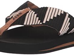 Reef womens Reef Spring Woven Flip Flop, Pebble, 9 US