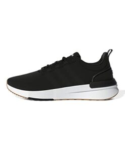 adidas Men’s Racer TR21 Running Shoe, Black/Black/Gum, 10