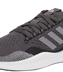 adidas Men’s Fluidflow 2.0 Running Shoe, Core Black/FTWR White/Grey Six, 13