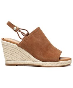 NYDJ Women’s Espadrille Wedge Sandal, Cognac, 9