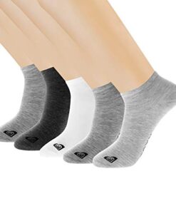Roxy womens Low Cut Socks, Lt Grey Heather (5 Pack), One Size US