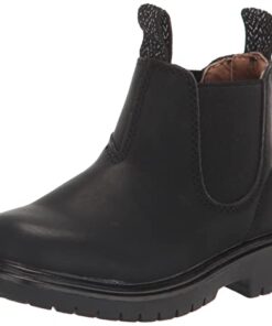 Deer Stags Boy’s Brock JR Chelsea Boot, Black, 6 Big Kid