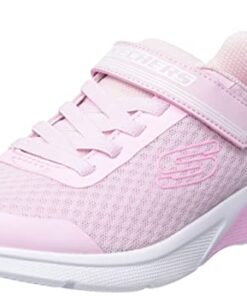 Skechers Girls Microspec Max-Epic Brights Sneaker, Pink, 1 Little Kid