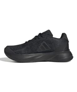 adidas Duramo SL Sneaker, Core Black/Core Black/White, 4 US Unisex Big Kid