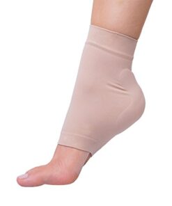 ZenToes Achilles Tendon Heel Protector Compression Padded Sleeve Socks for Bursitis, Tendonitis, Tenderness – 1 Pair