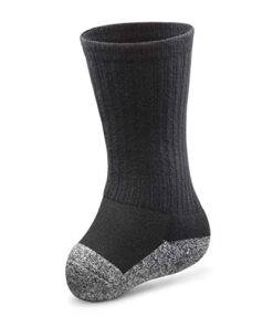 Dr. Comfort Transmet Crew Socks for Partial Foot Amputation – Small – Men’s 6.5-8/Women’s 7.5-9 – Black