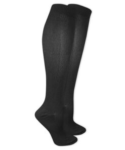 Dr. Scholl’s womens Graduated Compression Knee High – 1 & 2 Pair Packs Casual Sock, Black, 4 10 US