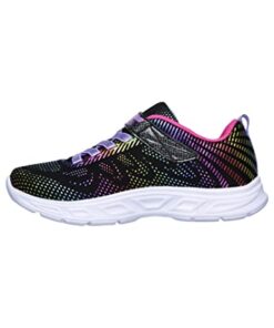 Skechers Kids Girls’ Litebeams-Gleam N’DREAM Sneaker, black/multi, 13 Medium US Little Kid