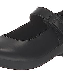 Clarks Women’s Talene Ave Loafer, Black Leather, 12