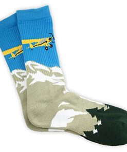 Bush Pilot Socks, Aviation-Themed Premium Crew Socks 1-Pair