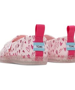 TOMS Girls Alpargata Loafer Flat, Pastel Pink, 6 Toddler