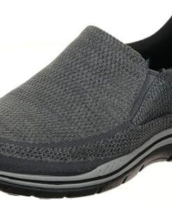 Skechers Men’s Expected Gomel Slip-On Loafer, Grey, 8.5 M US