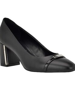 Calvin Klein Women’s UNESTA Pump, Black 001, 5