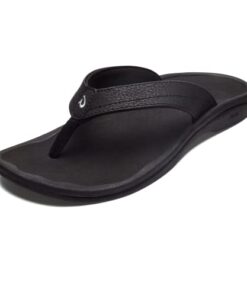 OLUKAI Women’s Ohana Black/Black Sandal 8 M US