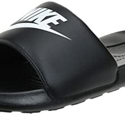 Nike Men’s Victori One Slide, Black/White-Black, Size 10