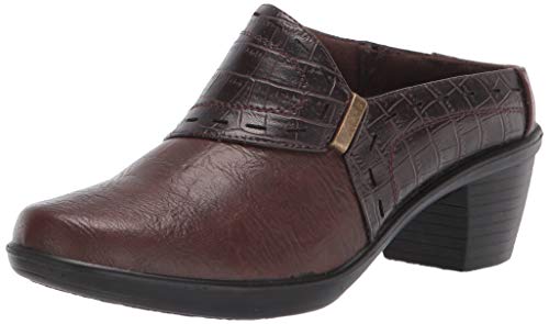 Easy Street womens Mule, Tan/Brown Croco, 9 US