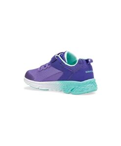 Saucony girls Wind A/C Sneaker, Purple, 12 W US