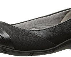 LifeStride Women’s Dig Flat, Black Kylie, 11 W US