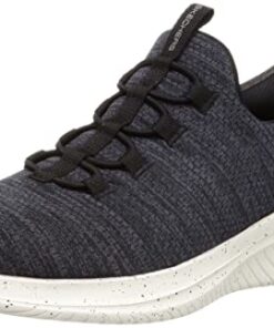 Skechers Men’s Ultra Flex 3.0 Right Away Hands Free Slip-in Sneaker Loafer, Black, 9.5 Wide