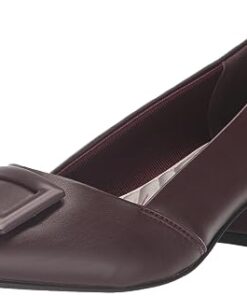 Easy Street Women’s Dali Pump, Burgundy, 8 Wide