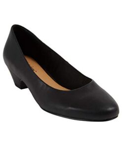 Comfortview Wide Width Vida Pump | Low Heel | Women’s Dress Shoes – 8 1/2 WW, Black