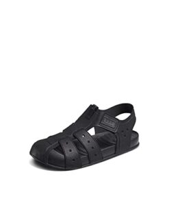 Reef Kids Boys Sandals, Kids Water Beachy, Black, 4