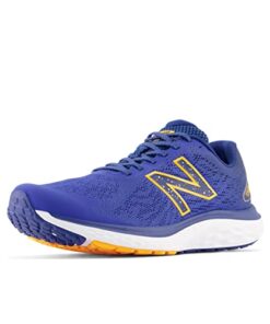 New Balance mens 680 V7 Running Shoe 16 X-Wide Marine Blue/Night Sky/Hot Marigold