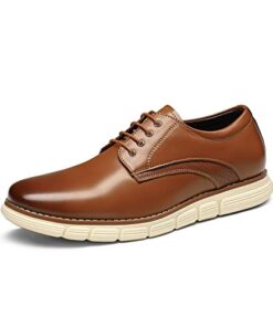 Bruno Marc Men’s Dress Sneakers Casual Lace-up Oxford Formal Shoes Brown Size 10.5 M US GRANDPLAIN