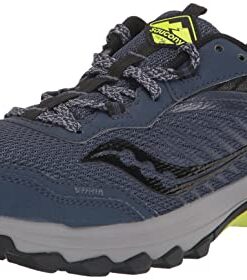 Saucony Men’s Excursion TR15 Trail Running Shoe, Space/Alloy, 11.5