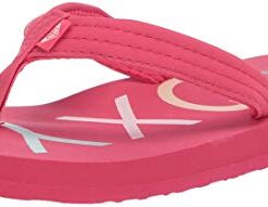 Roxy Girl’s Vista Flip Flop Sandal, BERRY 20, 13 M US Girls