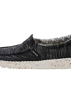 Hey Dude Women’s Misty Fleece Carbon Size 8 | Women’s Loafers | Women’s Slip On Shoes | Comfortable & Light-Weight