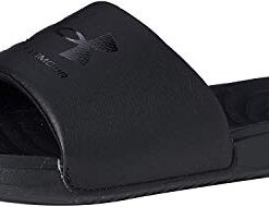 Under Armour mens Slide Sandal, Black (003 Black, 12 US