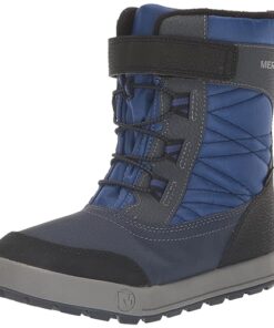 Merrell Snow Storm 2.0 Waterproof Boot, Navy/Cobalt, 7 US Unisex Big Kid