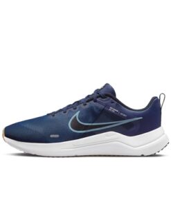 Nike Men’s Downshifter 12 Sneaker, Midnight Navy/Worn Blue, 13