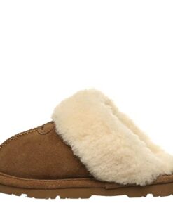 BEARPAW Loki Youth Hickory Size 5 | Youth ‘s Slippers | Youth ‘s Shoes | Comfortable & Light-Weight