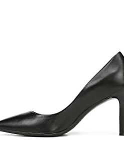 Naturalizer Womens Anna Pointed Toe High Heel Pumps,Black Leather,8.5 Wide