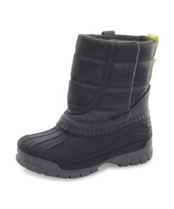 OshKosh B’Gosh Kids Splash Rain Boot, Grey, 9 US Unisex Toddler