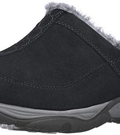 Easy Spirit Women’s Black/Dark Grey Suede Exchange Mule – 7.5 B(M) US