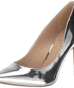 Sam Edelman Women’s Hazel Pump, Soft Silver Specchio, 7.5