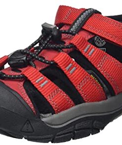 KEEN Big Kid (8-12 Years) Newport H2 Ribbon Red/Gargoyle Sandal – 6 M US Big Kid