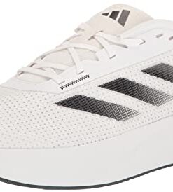 adidas Men’s Duramo SL Sneaker, White/Core Black/Grey, 8