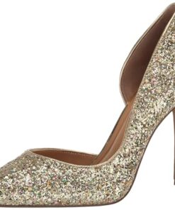 Jessica Simpson Women’s Prizma D’Orsay Pump, Party Gold, 8