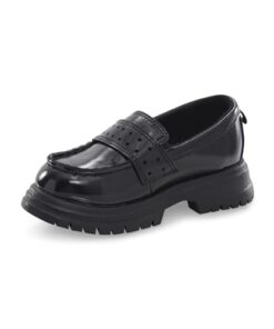 OshKosh Julia Loafer, Black, 3 US Unisex Big Kid