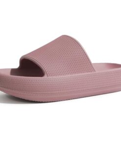 Noveltyworld Pillow Slippers for Women Recovery Slide Sandals Shower Slides Shoes,Blush,7