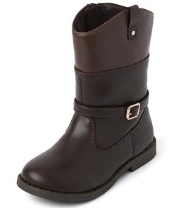 Gymboree Girls And Toddler Classic Cowgirl Tall Riding Western Boot, Classic Brown, 3 Big Kid US