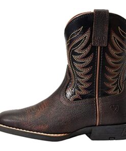 Ariat Amos Western Boot Hand Stained Red – Brown/Black 6