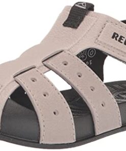 Reef Kids Boys Sandals, Little Water Beachy, Black/Taupe, 11