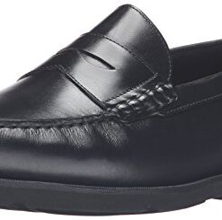 Rockport mens Modern Prep Penny Loafer, Black, 10.5 Wide US